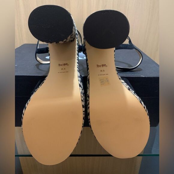Coach Talina Platform Sandal Black 8.5M - Picture 5 of 11